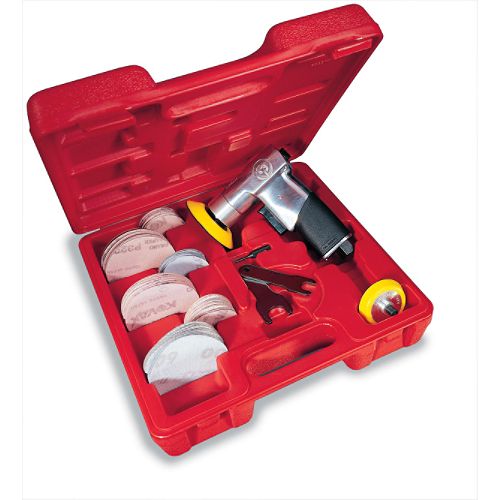 Chicago Pneumatic Mini Random Orbital Sander Kit 
