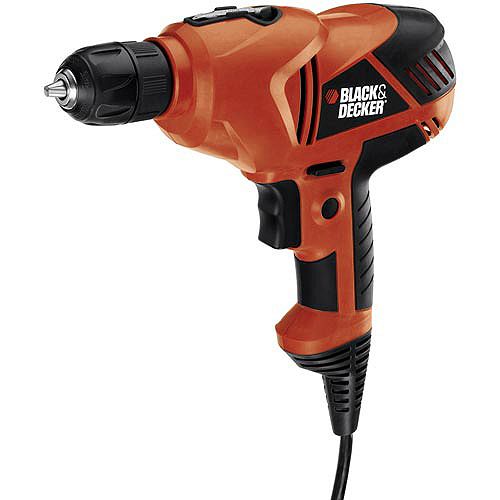 Black and Decker 3/8 in. 5.2 amp VSR Drill/Driver with Storage Bag - DR250B Best Price