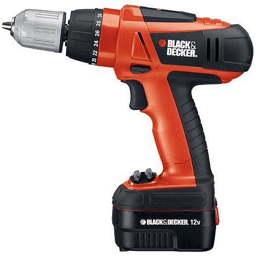 Black & Decker 12 volt Cordless High Performance Drill Driver - HPD12K-2