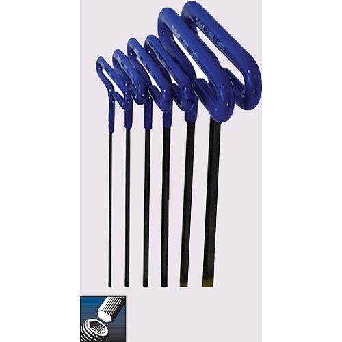 Eklind Cushion Grip Hex T-Key Set  9 inch Series  6 keys: 2 to 6 mmand Pouch Best Price