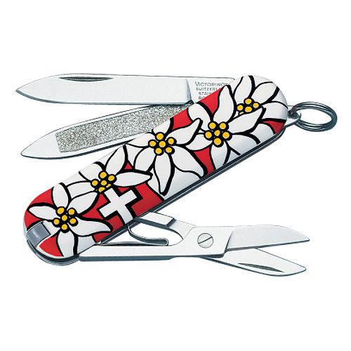 Swiss Army Classic Edelweiss Red Swiss Army Knife - 54719 Best Price