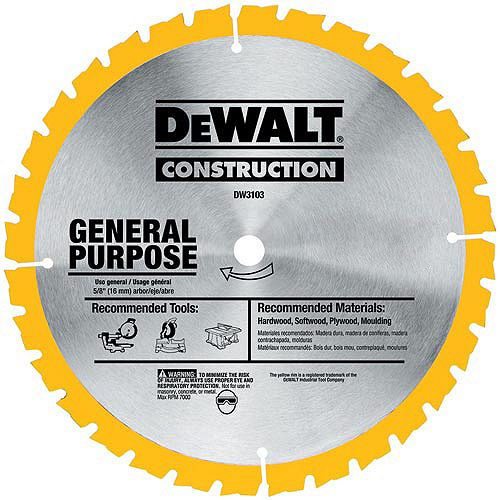 DeWalt 12 in. 32T General Purpose Saw Blade, Series 20 