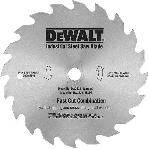 DeWalt 7-1 4 in. 20T Fast Cut Steel Saw Blade 