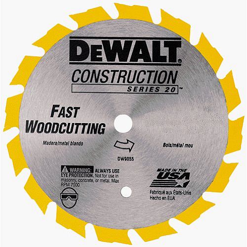 DeWalt 5-3 8 in. 16T Carbide Blade (Fast Woodcutting) 