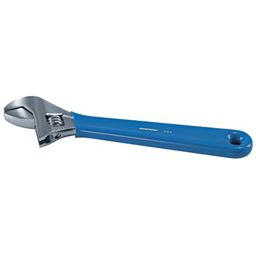 Armstrong 4 in. Adjustable Wrench with Cushion Grip Handle