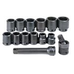 SK 14 Pc 3/4" Drive 6 Point Standard Fractional Impact Socket Set
