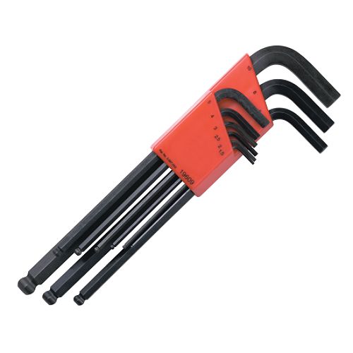 SK 9 Pc Metric Ball Hex Key Set