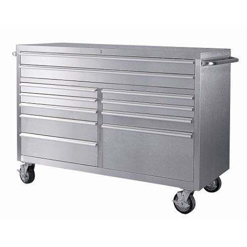 Viper Tool Storage 60 in. 11-Drawer Professional Heavy-Duty Roll-Away  Stainless Steel Best Price