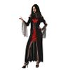 Women's Gothic Sorceress Costume - Red and Black