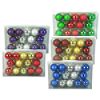 28 Count 65mm Glass Ornaments with Mixed Colors