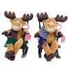 14 in. Plush Christmas Rocking Reindeer