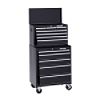 12 Drawer, 26 in. Combo - Black