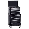 10 Drawer, 26 in. Combo - Black