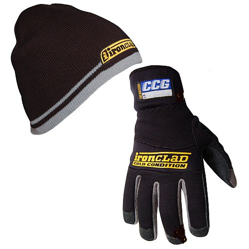 Ironclad Cold Condition Gloves with FREE Beanie - CCG-03 Best Price