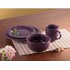 Round 16Pc Dinnerware Set- Purple