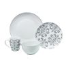 Botanic Medallions 16-Piece Porcelain Dinnerware Set