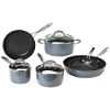 9-Piece Blue Forged Aluminum Cookware Set