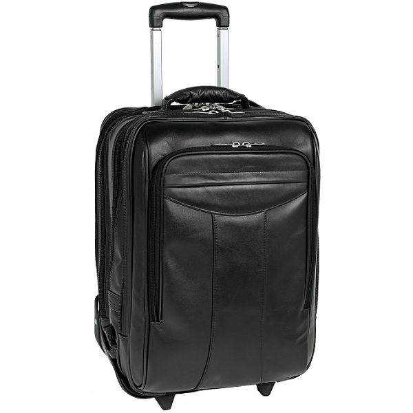 McKlein Division Leather 17" Detachable-Wheeled Laptop Backpack