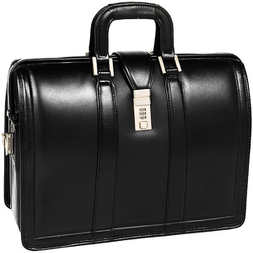 McKlein Morgan Litigator Leather Laptop Briefcase