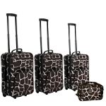 Rockland 4PC GIRAFFE LUGGAGE SET