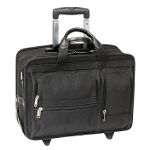 McKlein CLINTON - Polyester 17" Detachable-Wheeled Laptop Case