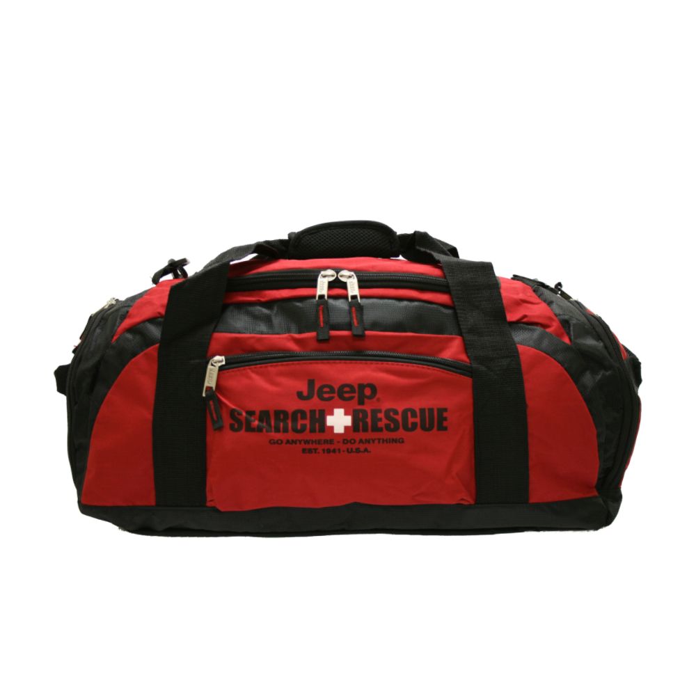 Fairtrade Jeep Rolling Duffle - Red