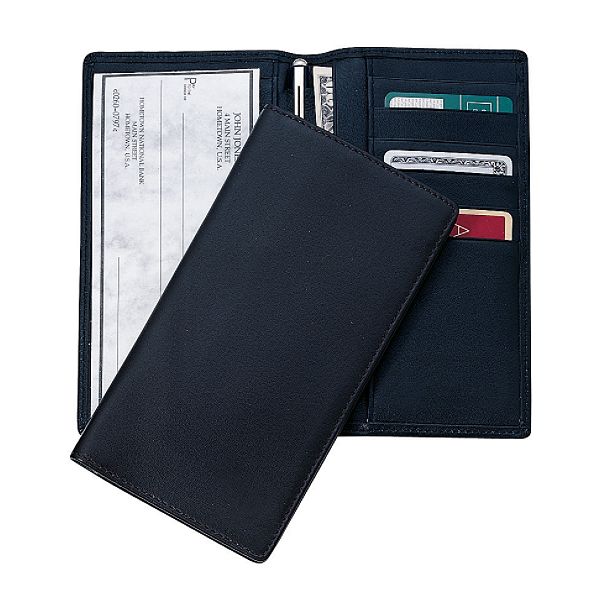 Royce Leather Checkbook & Secretary
