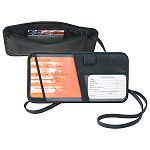 Royce Leather Hanging Security Passport Case