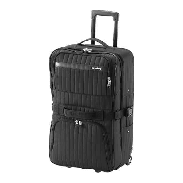 Aaron Chang 25 in. Upright Rolling Duffel, Black