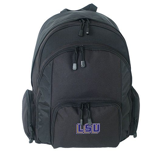 Mercury Luggage Louisiana State University Black backpack