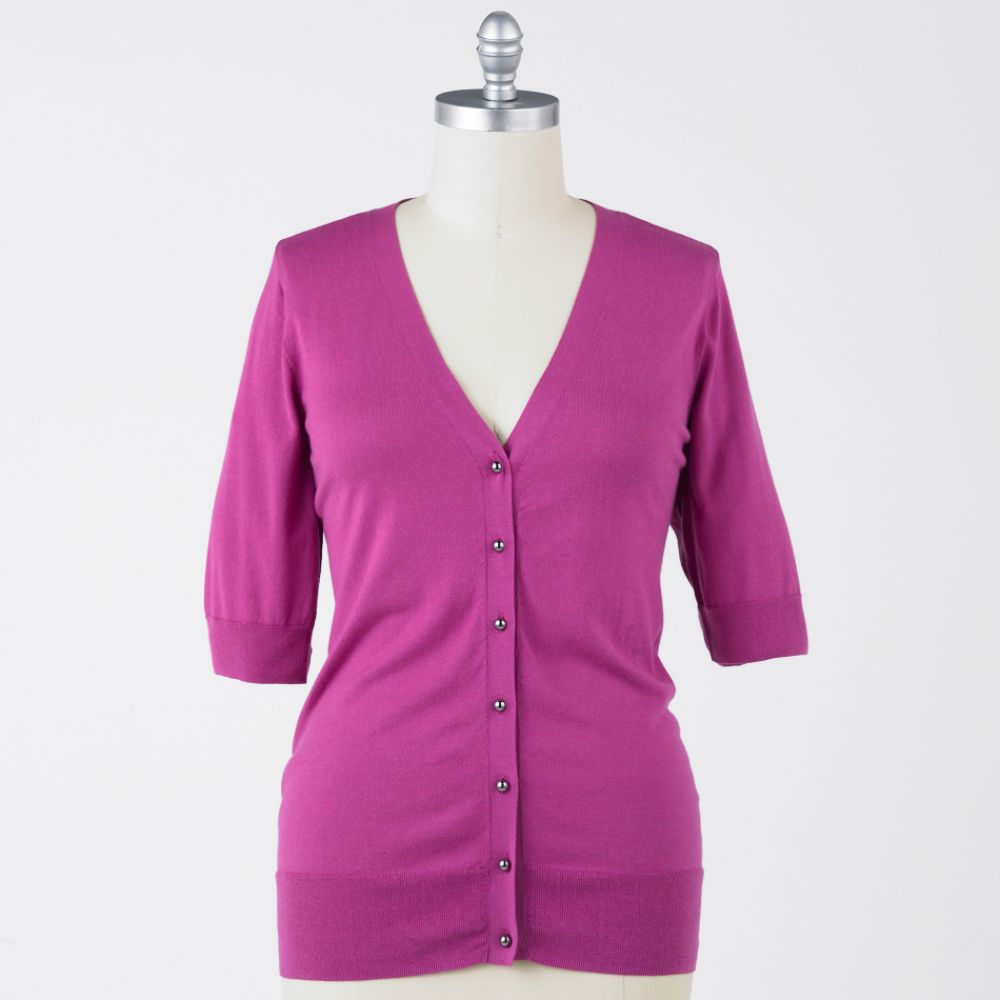 Covington Women's Plus Elbow Sleeve Cardigan