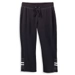 Classic Elements Women's 16W to 26W French Terry Capri with Hem Stripe