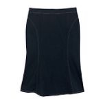 Drama Gold Juniors Plus Raw Denim Long Skirt