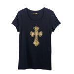 LL Cool J Juniors Plus Short Sleeve Cross Tee