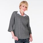 Classic Elements Women's Plus Layered Sweater