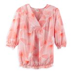 Covington Women's Plus Crossover V-neck Blouse