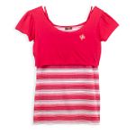 Southpole Juniors Plus Layered Silver Lurex Shirt