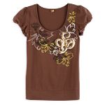Southpole Juniors Plus Balloon Sleeve Screen Tee