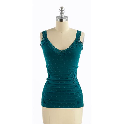 Runners Juniors Plus Lurex Heart Cami