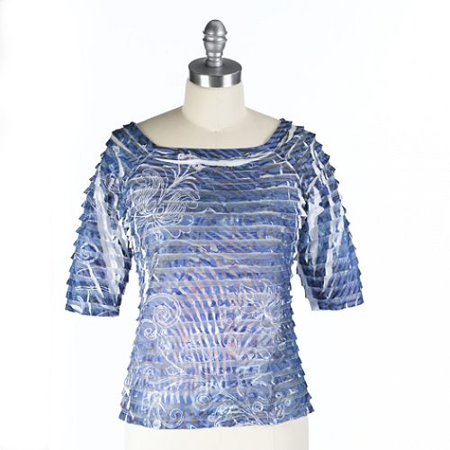 Uniform JPR Petite 3/4 Sleeve Print