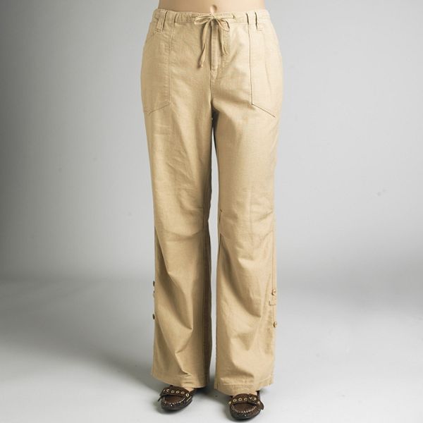 Canyon River Blues Women's Plus Convertible Cargo Crop Pants