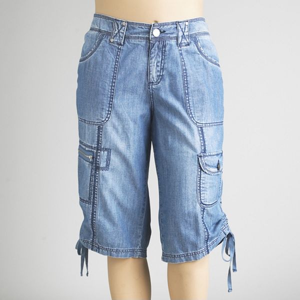 American Star Women's Plus Molly Cargo Pedal Pusher Pants