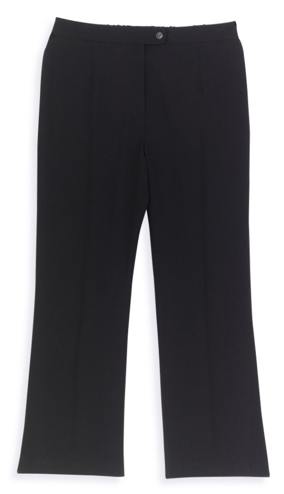 Covington Women's Plus Poly Suiting Wide Leg Pant/Side Elastic