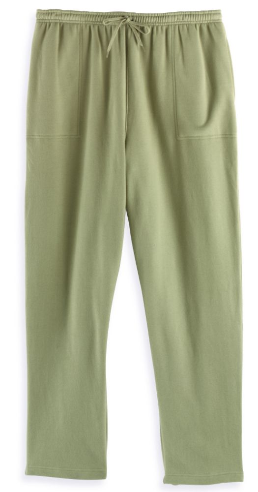 Classic Elements Women's Plus Solid Fleece Pull On Pant