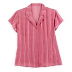 Covington Women's 16W to 26W Short Sleeve Georgette Blouse