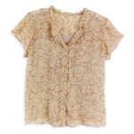 Covington Women's 16W to 26W Ruffle Soft Dressing Blouse
