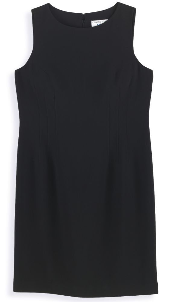 Covington Solid Suiting Sheath Dress