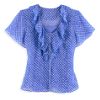 Petite Ruffle Blouse