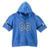Junior's Plus Short Sleeve Front Zip Hoodie