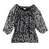 Women's Plus Animal Print with Self Frame